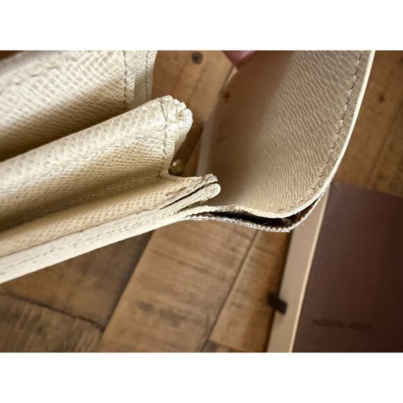 Louis Vuitton Sarah Wallet Womens Damier Azur Canvas Long French Purse France - Picture 12 of 16